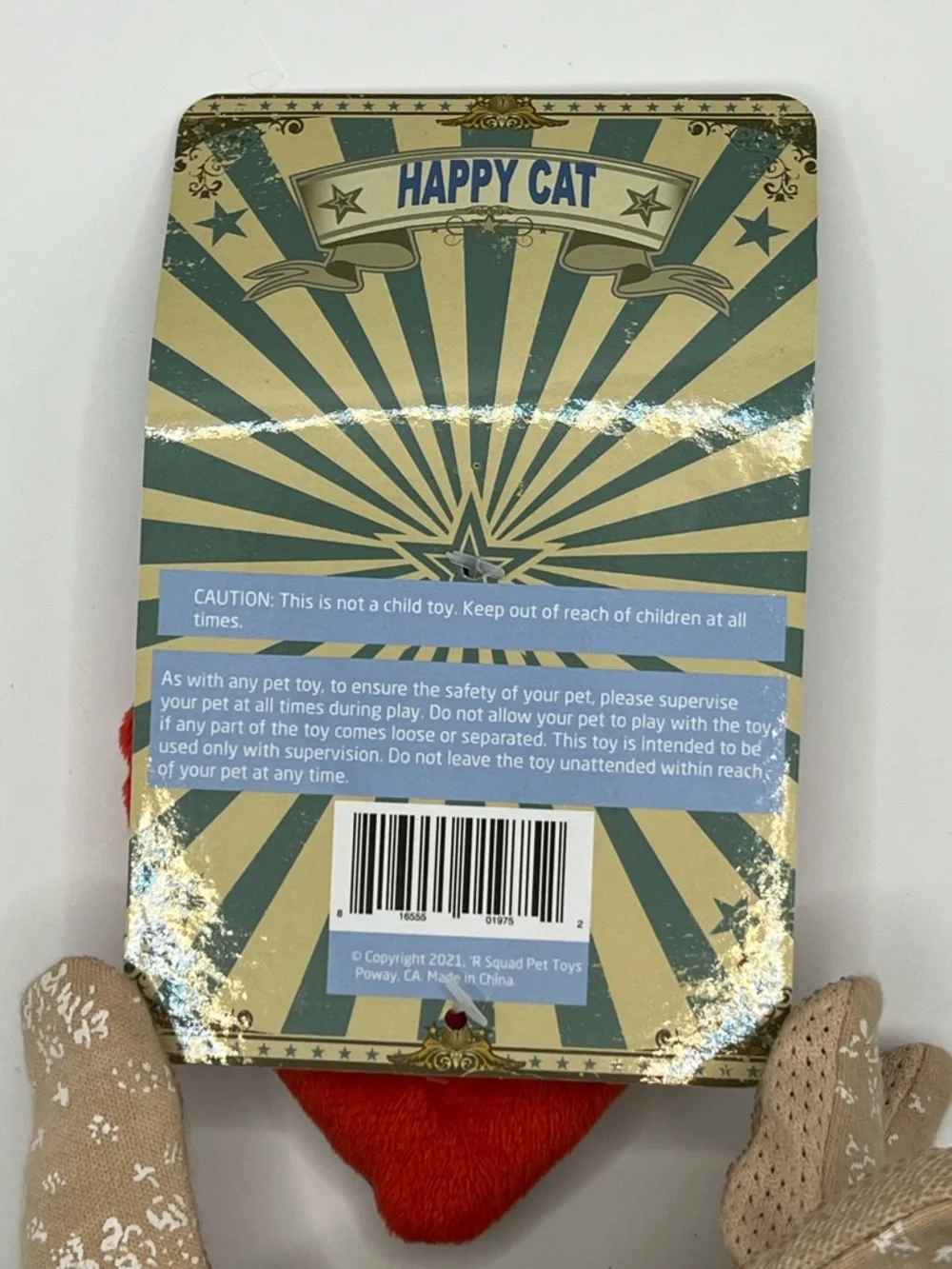 Strawberry Plush Catnip-Filled Toy for Cats